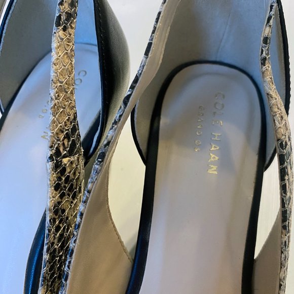 Cole Haan Women’s Grand OS Snakeskin Print‎ Wedges Size 9 B - Picture 10 of 12